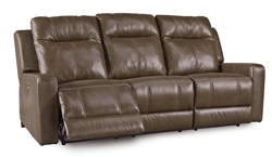 Riley reclining sofa with power headrest support by palliser furniture